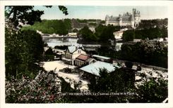 CPA Pierrefonds Le Chateau l'Etang et la Cure
