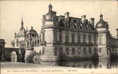 CPA Chateau De Chantilly Vue Prise du Parterre