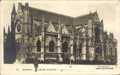 CPA Bordeaux the Church St Michel