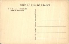 CPA Bordeaux Ruins of the Gallien Palate