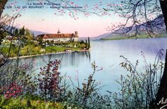 CPA Picturesque Savoy Lake Of Le Bourget Abbey of Hautecombe