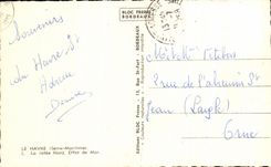 CPA Le Havre the Northern Pier Effect Sea