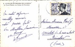 CPA the Picturesque Valley Of Sioule the Road Tunnel at the Falls of Chouvigny