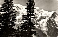 CPA Chamonix the Chain of Mont Blanc Seen of Charlanoz