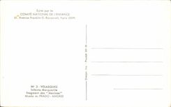 CPSM Velasquez Infante Marguerite Museum of Prado Madrid