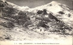 CPA Chamonix Large Mules and the Dome of Tasting