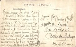 CPA Bordeaux the Monument of Of Gironde and the Course of the Foch Marshal