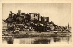 CPA Chinon Ruins of the Castle