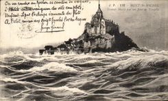 CPA Mount St Michiel spring tide by one day of storm