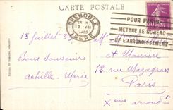 CPA Grenoble the Stone quarry Quays and the Alpine range