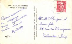 CPA Beaulieu On Sea the Russet-red Beach and Cape