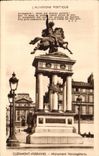 CPA Clermont Ferrand Vercingetorix Monument