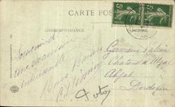 CPA Niza Cimiez las ruinas romanas de la arena