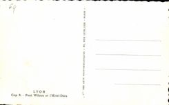 CPA Lyon Bridge Wilson and the Hotel God