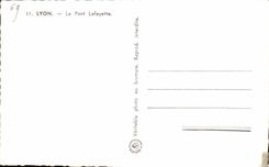 CPA Lyon the Lafayette Bridge