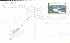 CPA Lake Annecy View of Talloires