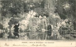 CPA Paris Bois de Boulogne the cascade