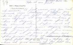 CPA Melun el santo Aspais de la iglesia