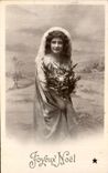 CPA Fantaisie Femme Noel