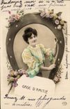 CPA Fantaisie Woman Horseshoe