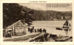 CPA Poetic Auvergne the Lake Pavin