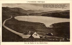CPA Poetic Auvergne Lac De Guery And the Mounts Gilds