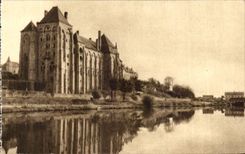 CPA Abbaye De Solesmes Seen Of Right Bank Of the Sarthe