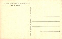 CPA the Abbey Saint Pierre De Solesmes Seen Of North East