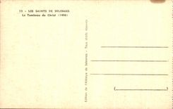 CPA Saints De Solesmes the Tomb Of Christ