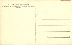 CPA Sainte De Solesmes La Chapelle Of Notre Dame Transpet De Left