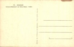 CPA Solesmes Ensevelissement De Notre Dame