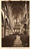 CPA Caen Interieur De L'Eglise Saint Pierre