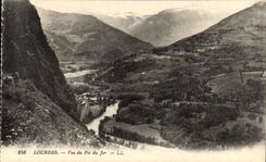 CPA Lourdes Seen of the Peak of Jer