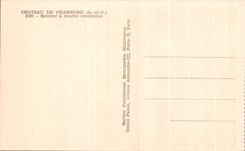 CPA Chateau De Chambord Escalier a double revolution