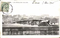 CPA Paris Guns Of Invalides