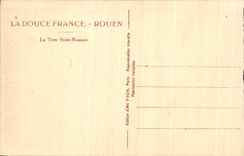 CPA Soft Rouen France the Tower Saint Romain