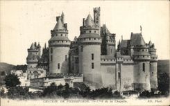 CPA Chateau De Pierrefonds Cote De la Chapelle