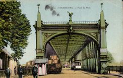 CPA Strasbourg Bridge of the Rhine