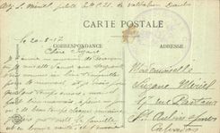 CPA Besancon Clock St Jean