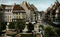 CPA Strassburg EIB Den Gewerbslauben