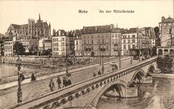 Der Mittelbrucke del ano de CPA Metz