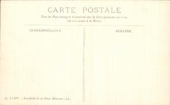 CPA Lyon Together Of the Bellecour Place