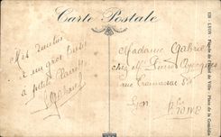 CPA Lyon Facade Of the town hall Places Comedy