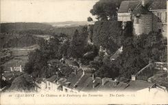 CPA Chaumont the Castle and the Suburb of the Tanneries