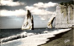CPSM Etretat the Needle and the Gate of Downstream