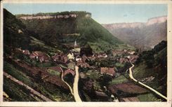 CPA Le Jura Francais Baume Les Messieurs Le Village Les Vallees