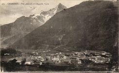 CPA Chamonix View And the Green needle