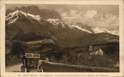 CPA Menthon the Castle Dents De Lenion And Route De Thones