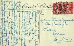 CPA Biarritz Effet De Nuit Sur L'Atalaye