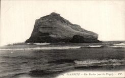 CPA Biarritz a Rock on the beach